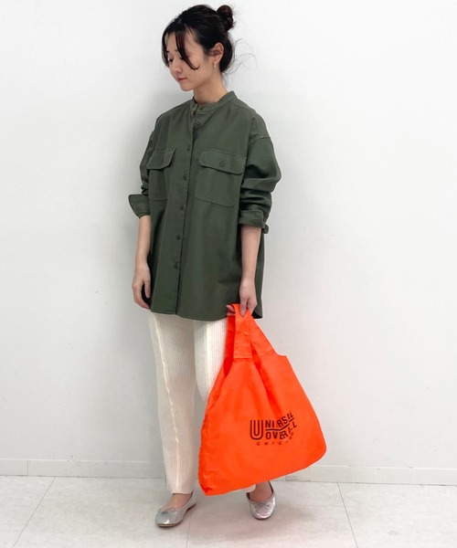 SLOBE IENA(スローブイエナ)の「【UNIVERSAL OVERALL】 カラビナ付きエコバッグ◆(エコバッグ/サブバッグ・レディース・ブラック/ベージュ/カーキ/オレンジ・FREE)」の14枚目の写真