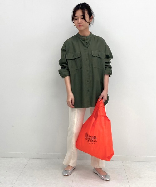 SLOBE IENA(スローブイエナ)の「【UNIVERSAL OVERALL】 カラビナ付きエコバッグ◆(エコバッグ/サブバッグ・レディース・ブラック/ベージュ/カーキ/オレンジ・FREE)」の15枚目の写真