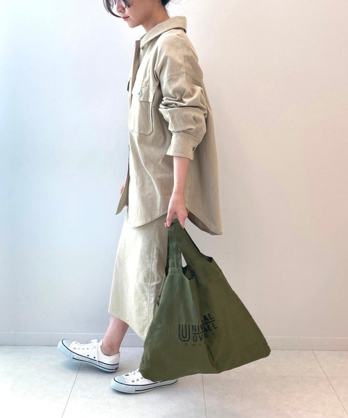 SLOBE IENA(スローブイエナ)の「【UNIVERSAL OVERALL】 カラビナ付きエコバッグ◆(エコバッグ/サブバッグ・レディース・ブラック/ベージュ/カーキ/オレンジ・FREE)」の20枚目の写真