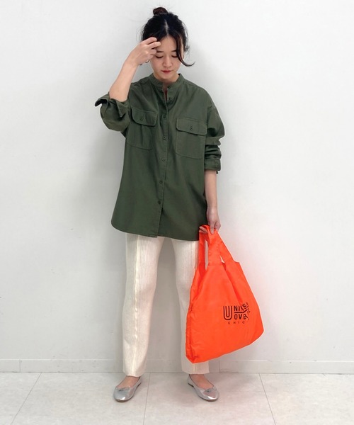 SLOBE IENA(スローブイエナ)の「【UNIVERSAL OVERALL】 カラビナ付きエコバッグ◆(エコバッグ/サブバッグ・レディース・ブラック/ベージュ/カーキ/オレンジ・FREE)」の16枚目の写真