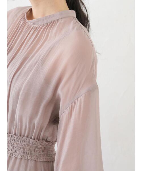 earth music&ecology（アースミュージックアンドエコロジー）の「SET2点 ふんわりシアーワンピース+インナー ＊（ワンピース・レディース・サックスブルー/ライトイエロー/ピンク/ベージュ・FREE）」の21枚目の写真