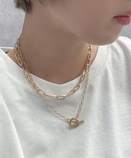 apresjour mignon×ARIAZ】2連チェーンネックレス（ネックレス）｜apres