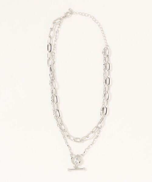 apres jour mignon(アプレジュールミニョン)の「【apresjour mignon×ARIAZ】2連チェーンネックレス(ネックレス・レディース・シルバー/ゴールド・ONESIZE)」の8枚目の写真