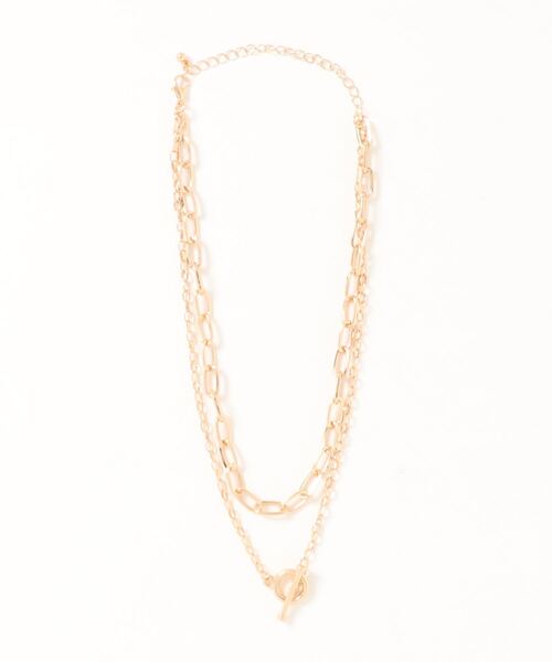apres jour mignon(アプレジュールミニョン)の「【apresjour mignon×ARIAZ】2連チェーンネックレス(ネックレス・レディース・シルバー/ゴールド・ONESIZE)」の9枚目の写真