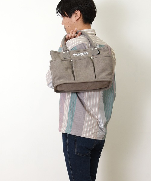 COOCO(クーコ)の「VegieBAG キャンバス トートバッグ スモール(トートバッグ・レディース・キナリ/ブルー/グレー系その他/カーキ/マスタード・9)」の1枚目の写真