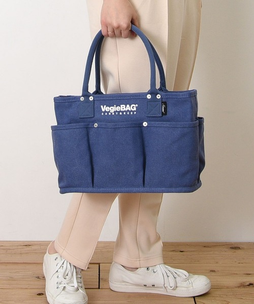 COOCO(クーコ)の「VegieBAG キャンバス トートバッグ スモール(トートバッグ・レディース・キナリ/ブルー/グレー系その他/カーキ/マスタード・9)」の5枚目の写真