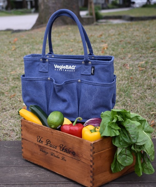 COOCO(クーコ)の「VegieBAG キャンバス トートバッグ スモール(トートバッグ・レディース・キナリ/ブルー/グレー系その他/カーキ/マスタード・9)」の10枚目の写真