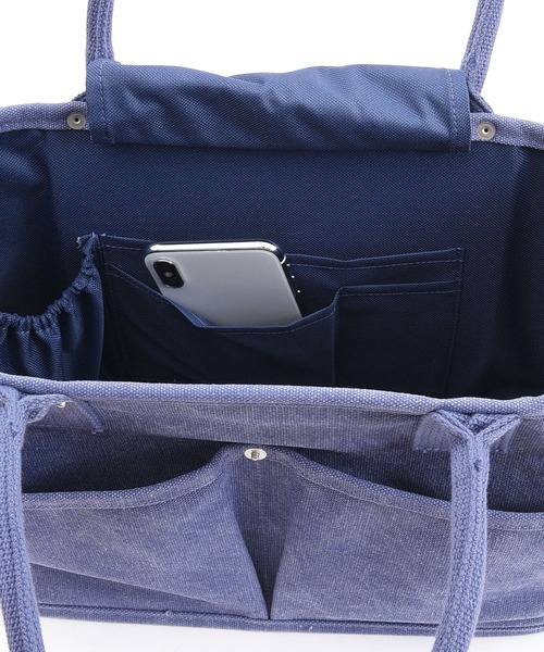 COOCO(クーコ)の「VegieBAG キャンバス トートバッグ スモール(トートバッグ・レディース・キナリ/ブルー/グレー系その他/カーキ/マスタード・9)」の9枚目の写真