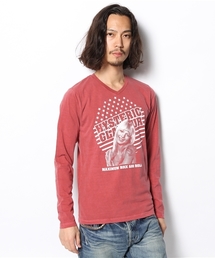 HYSTERIC GLAMOUR | MAXIMUM ROCK GIRL pt VネックT-SH(Tシャツ/カットソー)