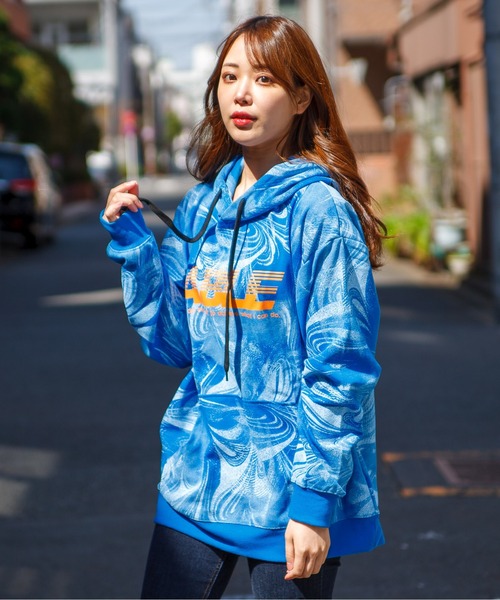 GGD（ジージーディー）の「総柄パーカー（パーカー・メンズ・オフホワイト/ホワイト/ブルー/アイボリー/グレー系その他3/パープル/ホワイト系その他/グレー系その他2/レッド/ブラック/パープル系その他/ブルー系その他/グレー系その他/グレー/ブルー系その他2・L/LL/M）」の11枚目の写真