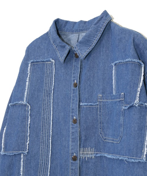 Slow Caravan ゴースローキャラバン のファッション Go Slow トップス パッチワークカスタムシャツ シャツ ブラウス Cotopone コトポーネ Go