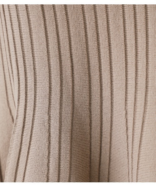 AZUL by moussy（アズールバイマウジー）の「MERMAID FLARE KNIT SKIRT/マーメイドフレアニットスカート（スカート・レディース・ブラック/ベージュ/ライトパープル・SMALL/MEDIUM）」の12枚目の写真