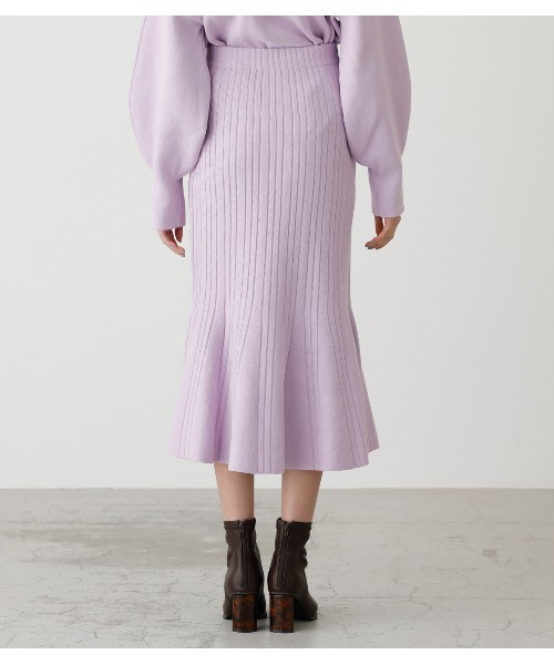 MERMAID FLARE KNIT SKIRT/マーメイドフレアニットスカート