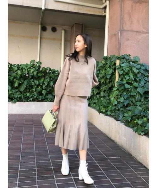 MERMAID FLARE KNIT SKIRT/マーメイドフレアニットスカート
