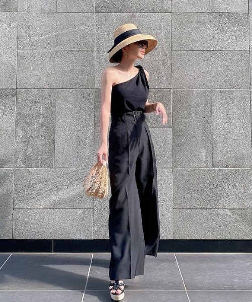 EIMY ISTOIRE（エイミーイストワール）の「Long Ribbon Casablanca hat