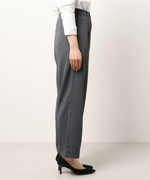 SAISON DE PAPILLON（セゾンドパピヨン）の「ツータックフルレングスワイドパンツ（その他パンツ・レディース・ブラウン/ブラック/チャコール/アイボリー・L/M/S/XL）」の22枚目の写真