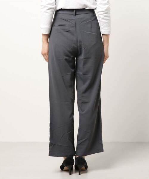 SAISON DE PAPILLON（セゾンドパピヨン）の「ツータックフルレングスワイドパンツ（その他パンツ・レディース・ブラウン/ブラック/チャコール/アイボリー・L/M/S/XL）」の16枚目の写真