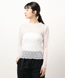 ehka sopo | 総レースカットソー(Tシャツ/カットソー)