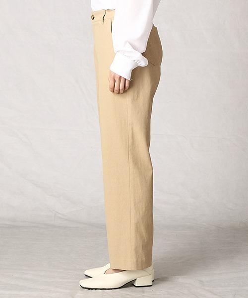 Comme　Ca　Mature（コムサマチュア）の「＜透けにくい＞　ストレッチパンツ（スラックス・レディース・キャメル/ブラウン/ホワイト・MEDIUM/LARGE）」の10枚目の写真