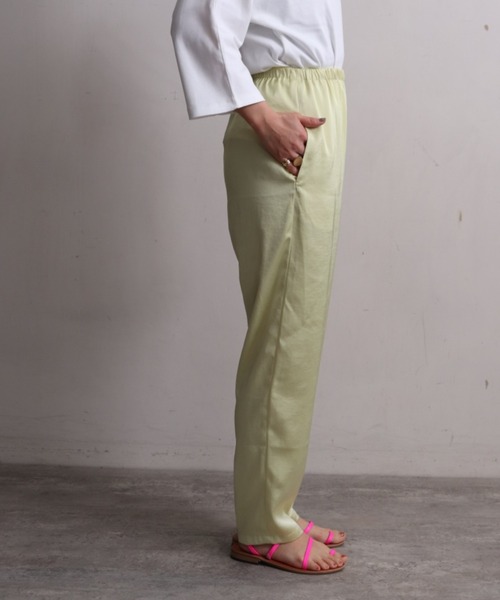 nitca（ニトカ）の「*◇ソリッドヴィンテージサテンスパッツパンツ（その他パンツ・レディース・ライトグレー/ダークブラウン/サックスブルー/レモンイエロー/ブラック・FREE）」の19枚目の写真