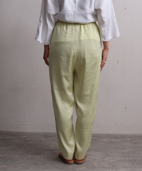 nitca（ニトカ）の「*◇ソリッドヴィンテージサテンスパッツパンツ（その他パンツ・レディース・ライトグレー/ダークブラウン/サックスブルー/レモンイエロー/ブラック・FREE）」の20枚目の写真