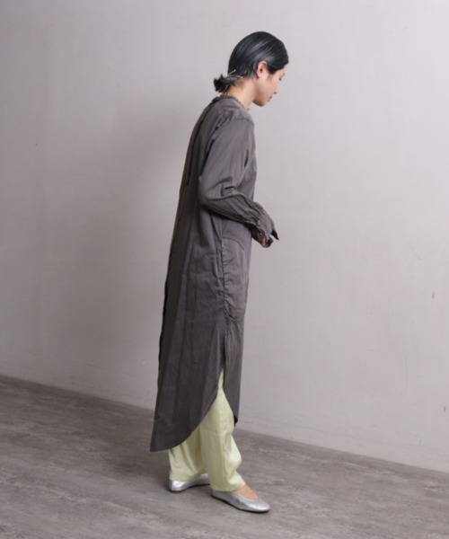 nitca（ニトカ）の「*◇ソリッドヴィンテージサテンスパッツパンツ（その他パンツ・レディース・ライトグレー/ダークブラウン/サックスブルー/レモンイエロー/ブラック・FREE）」の17枚目の写真