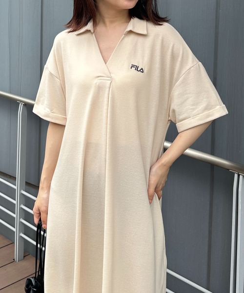 セール】＜FILA/フィラ＞カノコAラインフレアポロスキッパー