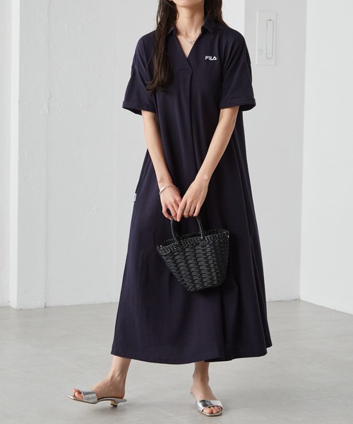 セール】＜FILA/フィラ＞カノコAラインフレアポロスキッパー