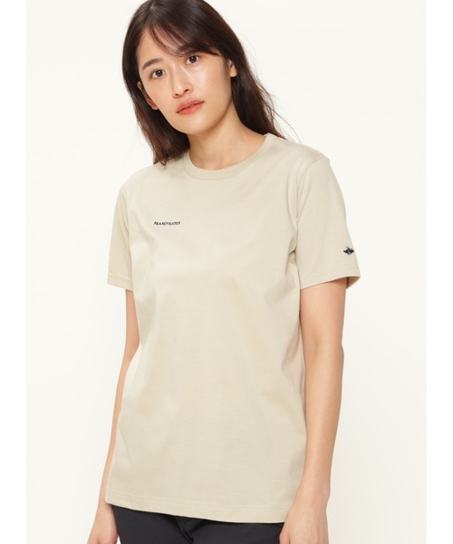 PEARLY GATES(パーリーゲイツ)の「【PEARLY GATES】プレーティング天竺 半袖 Tシャツ <ESSENTIAL>(Tシャツ/カットソー)」|ベージュ