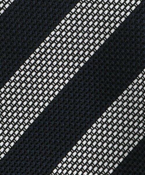 green label relaxing(グリーンレーベルリラクシング)の「GLR FRESCO 8.0 ストライプ2 ネクタイ(ネクタイ・メンズ・イエロー/ネイビー・FREE)」の5枚目の写真