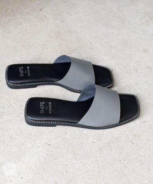 SHIPS（シップス）の「【WEB限定】チェーンサンダル 22.5~25◆（サンダル・レディース・ブラック/ダークグレー/ブラウン・35/36/37/38）」の13枚目の写真