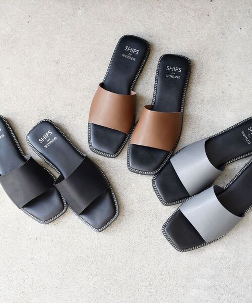 SHIPS（シップス）の「【WEB限定】チェーンサンダル 22.5~25◆（サンダル・レディース・ブラック/ダークグレー/ブラウン・35/36/37/38）」の14枚目の写真