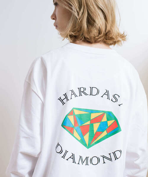 URBAN RESEARCH（アーバンリサーチ）の「GOODBETTERBEST　DIAMOND LONG SLEEVE-T-SHIRTS（Tシャツ/カットソー・メンズ・オフホワイト/ブラウン/ブルー・2/1）」の2枚目の写真