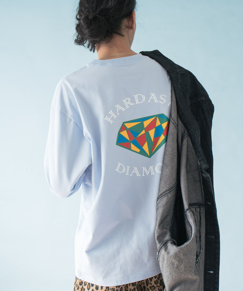 URBAN RESEARCH（アーバンリサーチ）の「GOODBETTERBEST　DIAMOND LONG SLEEVE-T-SHIRTS（Tシャツ/カットソー・メンズ・オフホワイト/ブラウン/ブルー・2/1）」の7枚目の写真