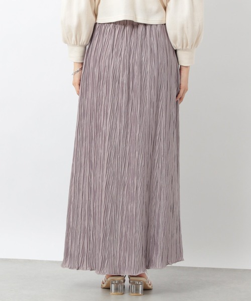 Heather（ヘザー）の「ラッププリーツスカート_946269（スカート・レディース・イエロー/グレー/パープル/グリーン・FREE）」の15枚目の写真