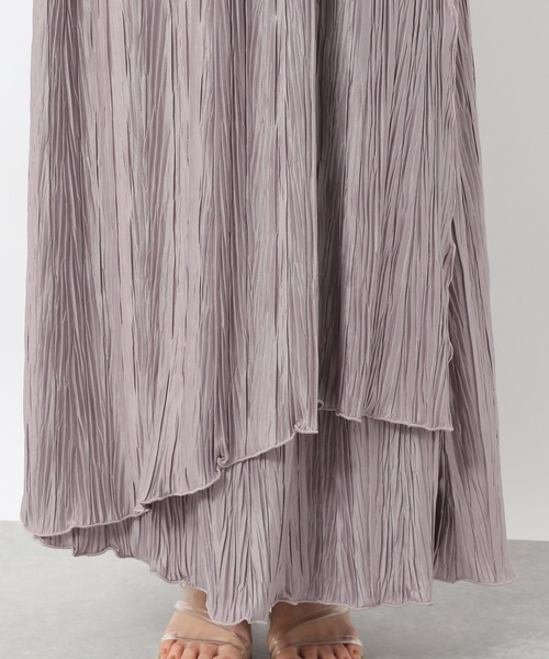 Heather（ヘザー）の「ラッププリーツスカート_946269（スカート・レディース・イエロー/グレー/パープル/グリーン・FREE）」の10枚目の写真