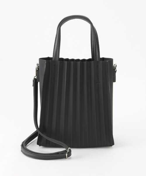 frames RAY CASSIN（フレームスレイカズン）の「シアービニール2WAYミニトート（トートバッグ・レディース・ホワイト/ブラック/グリーン・FREE）」の3枚目の写真