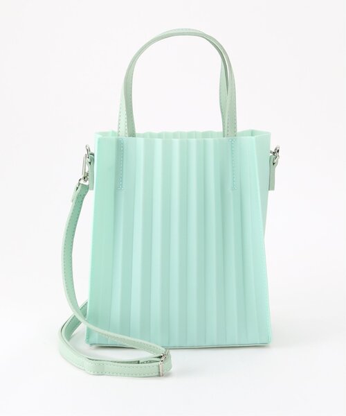 frames RAY CASSIN（フレームスレイカズン）の「シアービニール2WAYミニトート（トートバッグ・レディース・ホワイト/ブラック/グリーン・FREE）」の10枚目の写真