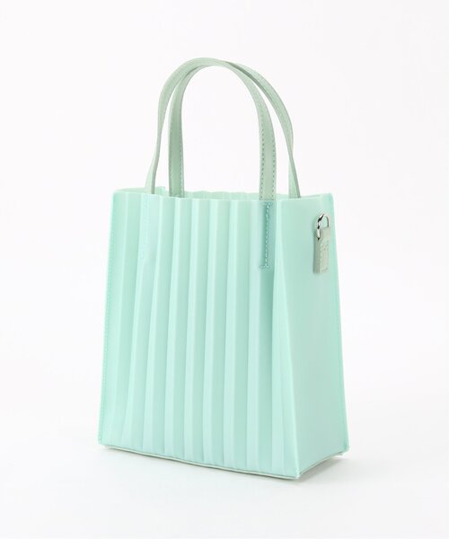 frames RAY CASSIN（フレームスレイカズン）の「シアービニール2WAYミニトート（トートバッグ・レディース・ホワイト/ブラック/グリーン・FREE）」の4枚目の写真