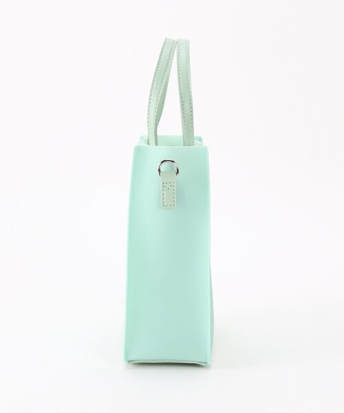 frames RAY CASSIN（フレームスレイカズン）の「シアービニール2WAYミニトート（トートバッグ・レディース・ホワイト/ブラック/グリーン・FREE）」の9枚目の写真