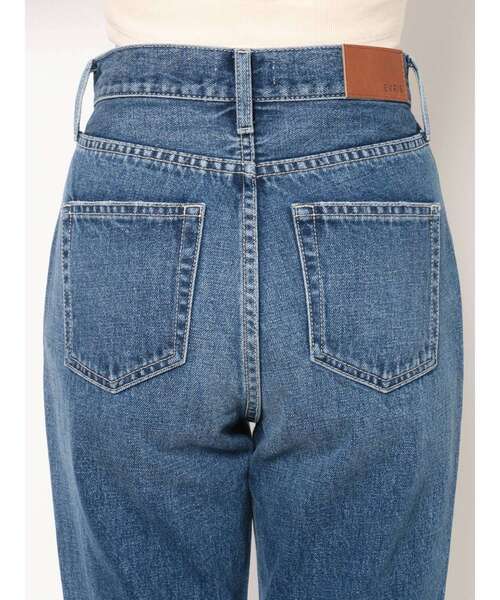 EVRIS（エヴリス）の「ECOフレアデニムパンツ（デニムパンツ・レディース・インディゴブルー/ライトブルー・SMALL/MEDIUM）」の5枚目の写真
