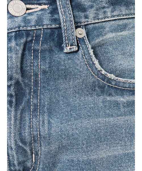 EVRIS（エヴリス）の「ECOフレアデニムパンツ（デニムパンツ・レディース・インディゴブルー/ライトブルー・SMALL/MEDIUM）」の13枚目の写真