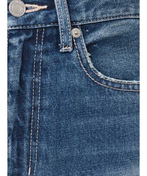 EVRIS（エヴリス）の「ECOフレアデニムパンツ（デニムパンツ・レディース・インディゴブルー/ライトブルー・SMALL/MEDIUM）」の8枚目の写真