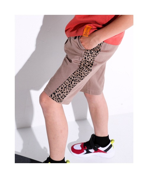 RAD CUSTOM（ラッドカスタム）の「RAD CUSTOM/サイド アニマル柄 ライン パンツ（その他パンツ・キッズ・ベージュ/ブラック・120/140/130/150/160）」の11枚目の写真