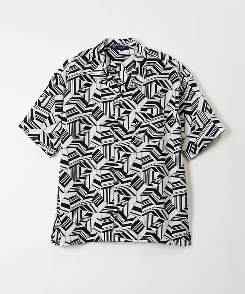 BACK NUMBER（バックナンバー）の「【BACK NUMBER】幾何学柄シャツ（シャツ/ブラウス・メンズ・ブラック/ネイビー/ブラウン/グリーン・M/L/XL）」の15枚目の写真