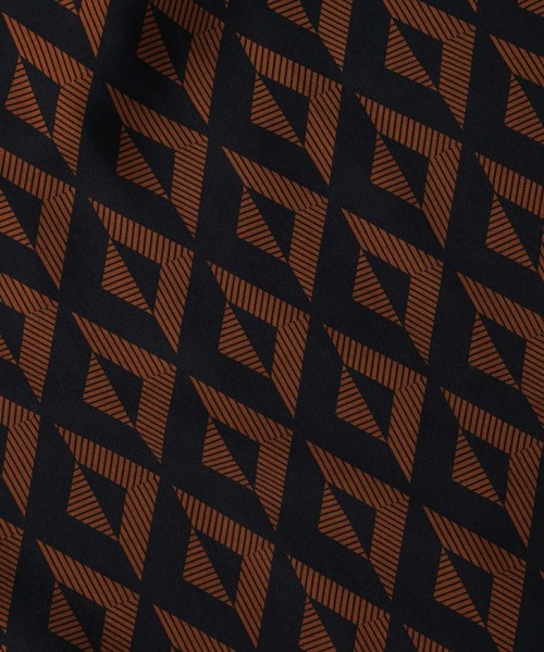 BACK NUMBER（バックナンバー）の「【BACK NUMBER】幾何学柄シャツ（シャツ/ブラウス・メンズ・ブラック/ネイビー/ブラウン/グリーン・M/L/XL）」の12枚目の写真