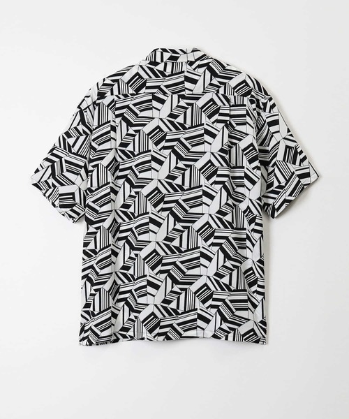 BACK NUMBER（バックナンバー）の「【BACK NUMBER】幾何学柄シャツ（シャツ/ブラウス・メンズ・ブラック/ネイビー/ブラウン/グリーン・M/L/XL）」の7枚目の写真