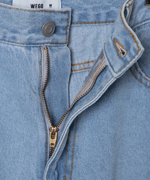 WEGO(ウィゴー)の「WEGO/クラッシュデニムストレートパンツ(デニムパンツ・レディース・ホワイト/ブラック/インディゴブルー/ライトインディゴブルー・SMALL/MEDIUM)」の11枚目の写真