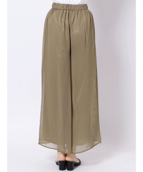 EVRIS(エヴリス)の「シアーワイドイージーパンツ(スラックス・レディース・ブラック/ベージュ/その他1/ブラウン・FREE)」の13枚目の写真