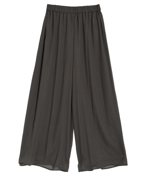 EVRIS(エヴリス)の「シアーワイドイージーパンツ(スラックス・レディース・ブラック/ベージュ/その他1/ブラウン・FREE)」の20枚目の写真